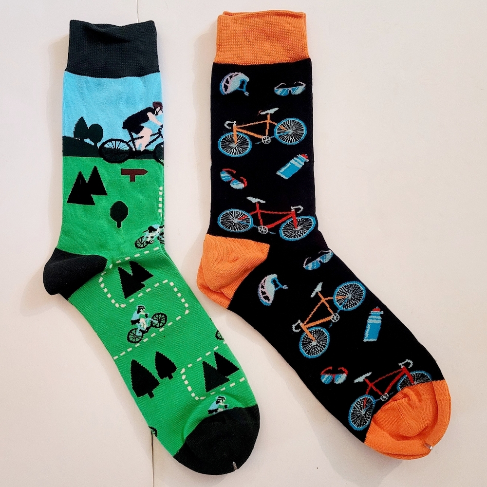 NEW💚Bicycling inspired socks